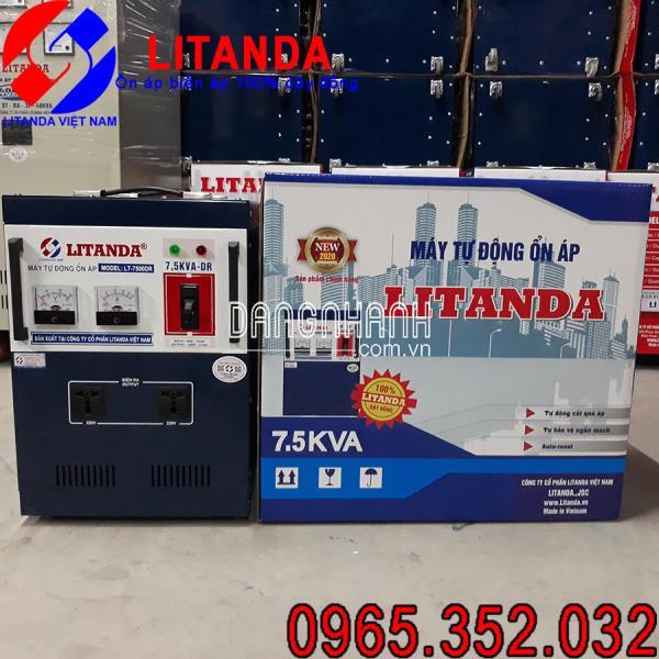 ỔN ÁP LITANDA 7.5KVA DR DẢI 90V - 250V