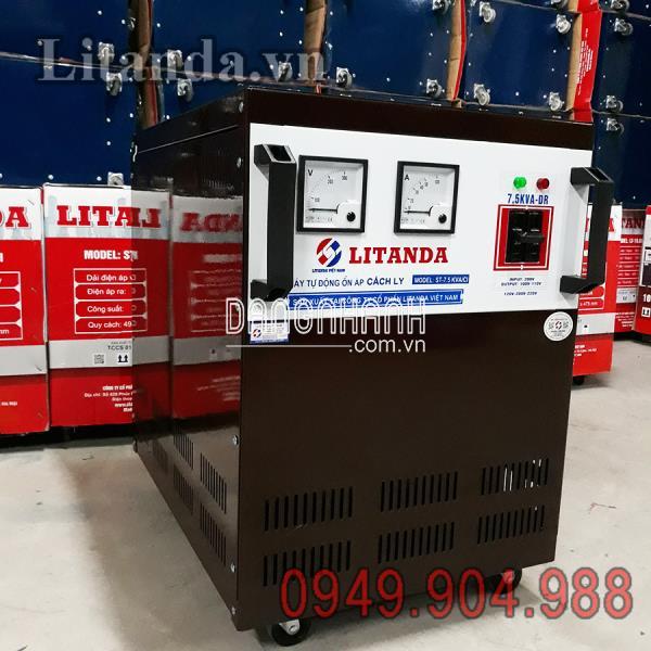 Ổn Áp Cách Ly 7,5KVA 1 Pha Litanda NEW 2020
