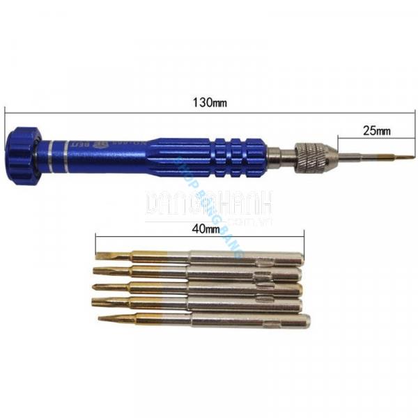 Bộ tua vít 5 đầu sửa chữa điện thoại đa năng