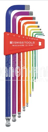 PB 212LH-10RB - Bộ lục giác đầu bi PB SWISS TOOLS -# 424450.0100