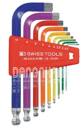 PB 212H-10RB - Bộ lục giác đầu bi PB SWISS TOOLS -# 424450.0050