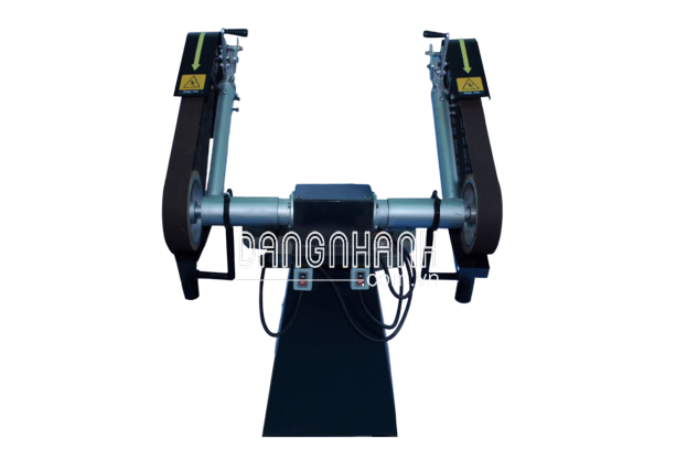 Máy mài đai nhám chân thùng 2 đai 2 pha 2HP DN-2D01