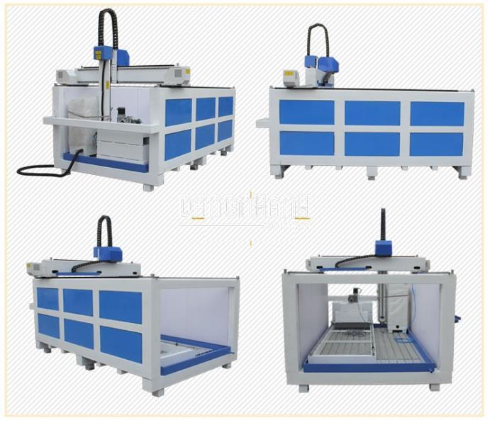 CNC 4 trục tạc tượng xốp, khuôn xốp, gỗ mềm và mô hình khổ lớn 1530