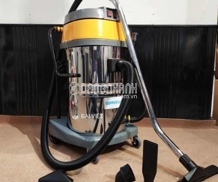Máy hút bụi và nước công nghiệp nhà xưởng Supper Clean SC70S 2 Motor - 70 Lít