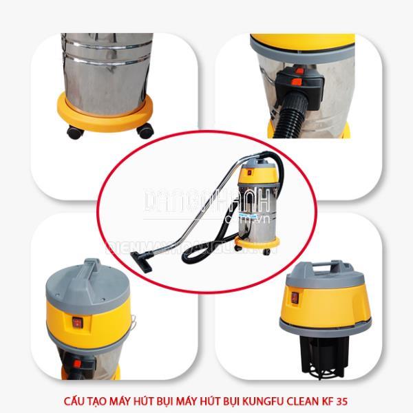 Máy hút bụi trong nhà xưởng Kungfu Clean KF 35A