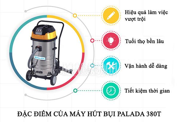 Máy hút bụi hút nước Palada 380T