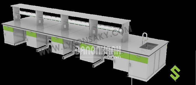Bàn thí nghiệm áp tường type P