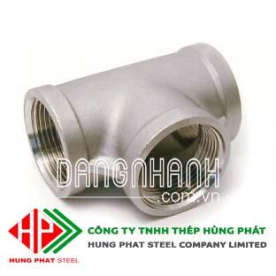 Tê ren inox 201, 304, 316