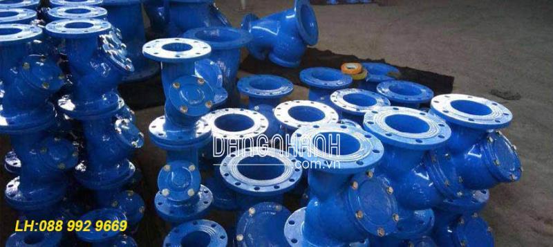 Y lọc Trung Quốc chất liệu gang mặt bích