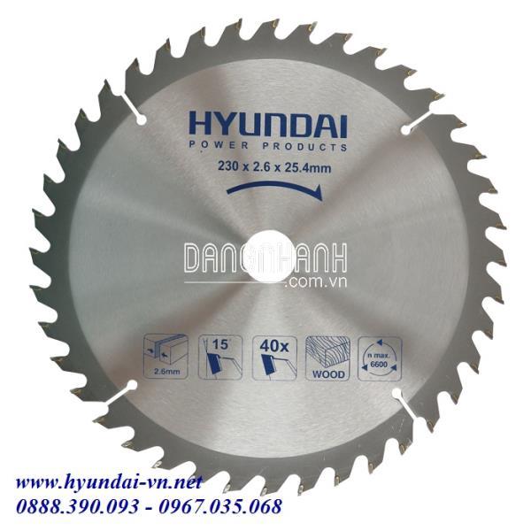 LƯỠI CƯA GỖ HYUNDAI 230X2.6X25.4mm