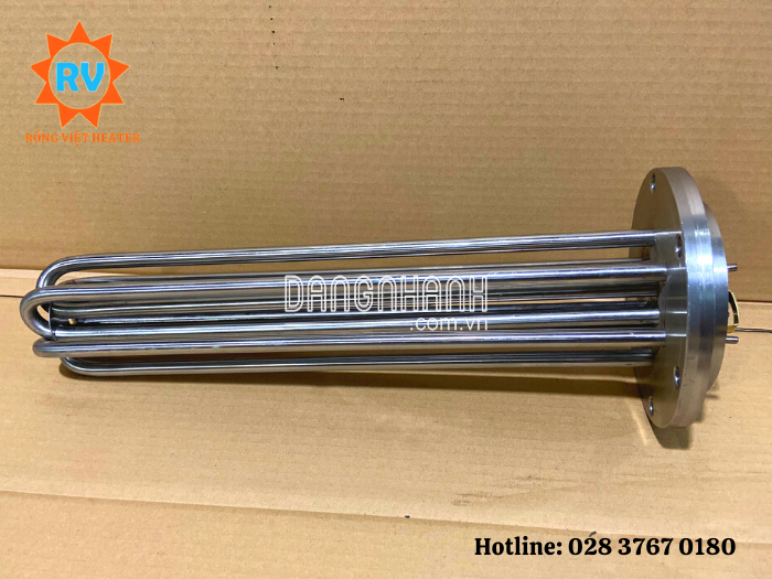 Điện Trở Đun Dầu Mặt Bích Ø165x13 380V 10KW