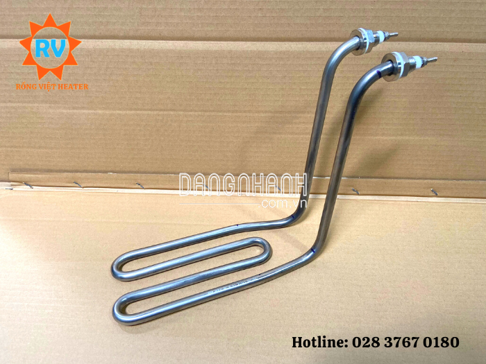 Điện Trở Đun Dầu 2 ngón Ø11x250x100 / 220V 4KW