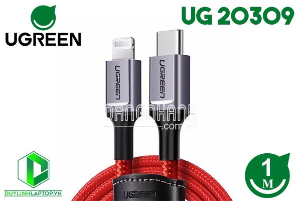 Cáp USB Type C to Lightning dài 1m có chip Ugreen 20309