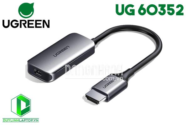 Cáp chuyển đổi HDMI to Mini Displayport hỗ trợ 4K Ugreen 60352