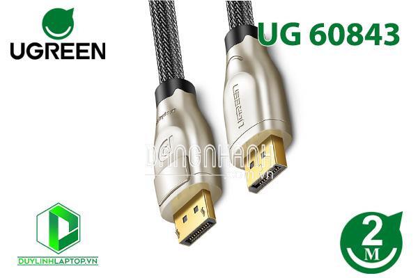 Cáp Displayport 1.4 dài 3m hỗ trợ 8K/60Hz Ugreen 60844