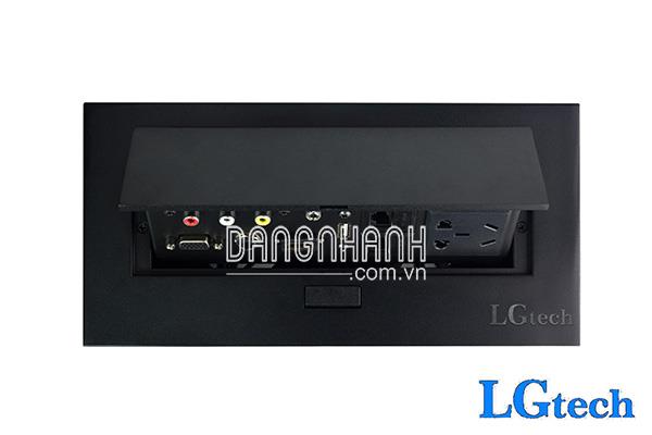 Ổ điện âm tường hỗ trợ hình ảnh, RJ45, USB và MIC cao cấp LGTECH ODHVAVL2UAU
