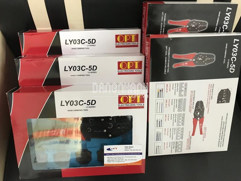 Bộ kìm bấm cos đa năng OPT LY03C-5D