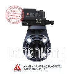 XIAMEN SANKING PNEUMATIC ACTUATED BUTTERFLY VALVE