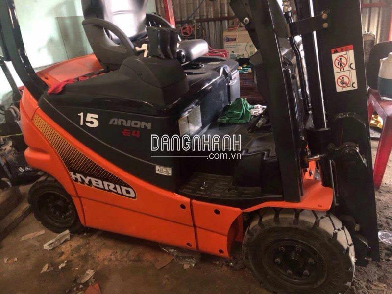 XE NÂNG ĐIỆN KOMATSU 1.5 TẤN, KHUNG 4.0 MÉT