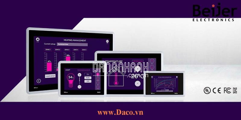 X2 BASE V2 MÀN HÌNH CẢM ỨNG SCADA HMI BEIJER X2 BASE 5-7-10-15 INCH MÀU