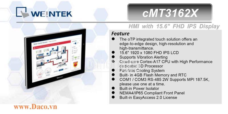 CMT3072XH MÀN HÌNH CẢM ỨNG HMI WEINTEK CMT 7 INCH IPS MÀU CAN BUS