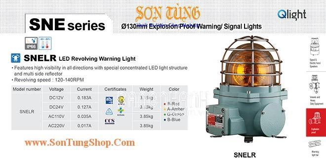 SNELR-12-G Đèn Quay Cảnh Báo Phòng Nổ Qlight Φ152 Bóng LED IP66, IECEx, ATEX, NEPSI, KIMM