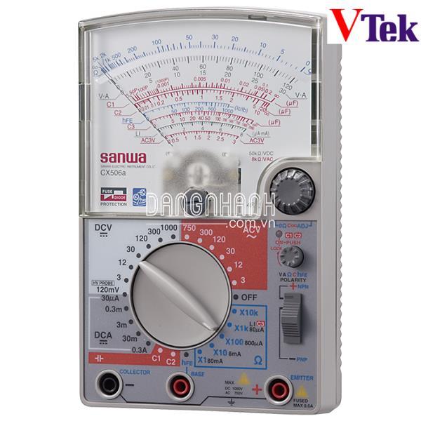 Đồng hồ kim SANWA VS-100; made in Japan