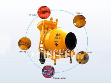 GIA CÔNG CHI TIẾT MÁY TRỘN BÊ TÔNG