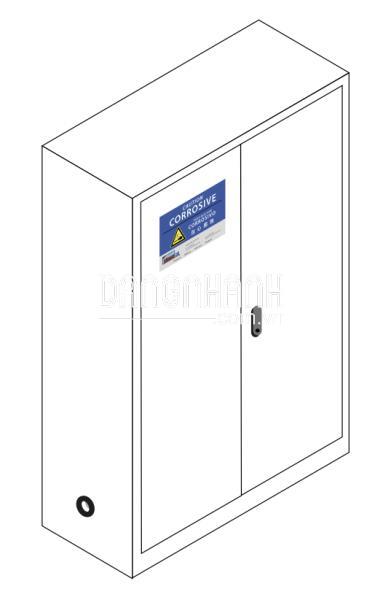 Tủ trữ hoá chất vật liệu Polypropylene Advancelab, 45Gal, (mm) 1092 x 457 x 1651