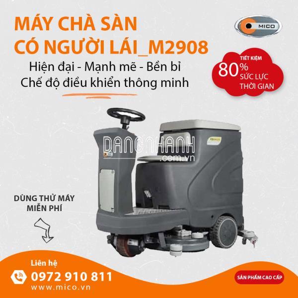 MÁY LAU SÀN NGỒI LÁI M2908