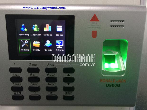  Máy chấm công vân tay Ronald jack D900G