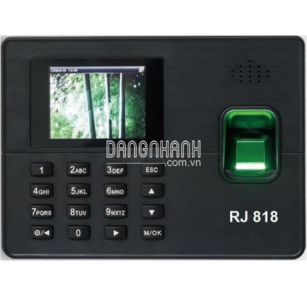 Máy Chấm Công Vân Tay Kiểm Soát Cửa Ra Vào RJ 818