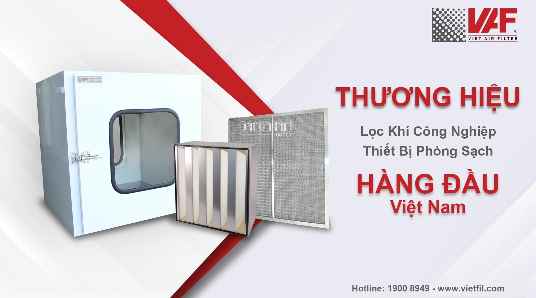 VAF – Thương hiệu lọc khí công nghiệp và thiết bị phòng sạch hàng đầu Việt Nam 