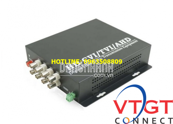 Bộ chuyển đổi video sang quang 8 kênh 1080P BT-HD8V1DF-T/R (có data)