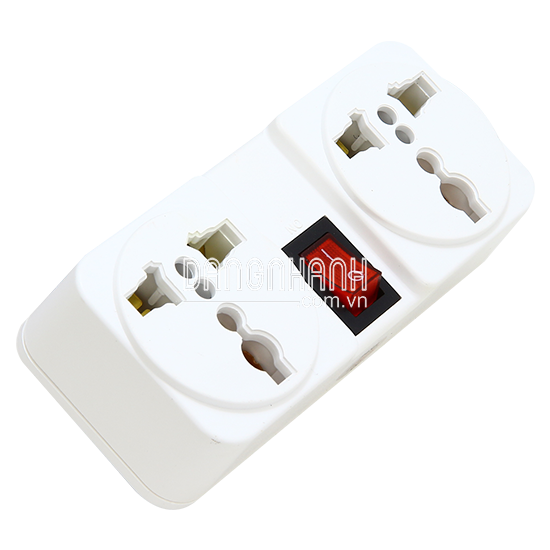 PHÍCH CẮM CHIA Ổ CẮM 3 CHẤU – 2 Ổ – TOSHINO – TW2