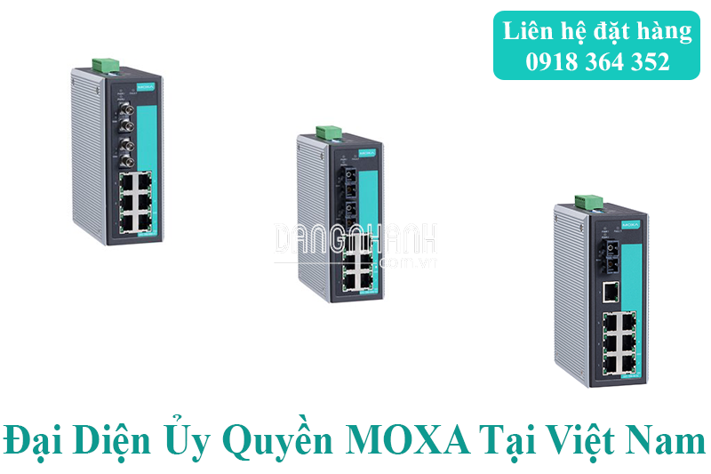 EDS-408A; Switch Công Nghiệp 16 cổng tốc độ 10/100M; Đại Lý Moxa Việt Nam