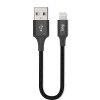 Dây cáp dù sạc nhanh Lightning Bagi dài 20cm IS20