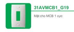 Mặt cho MCB 1 cực (31AVMCB1_G19)