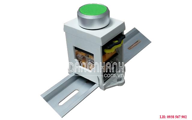 Nút nhấn, đèn báo, công tắc cài Din-rail trên thanh ray