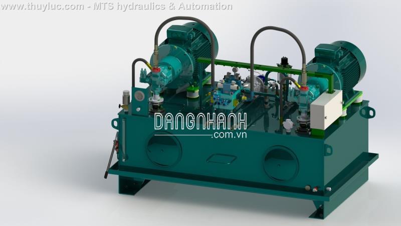 Trạm nguồn thủy lực cửa van cung đơn