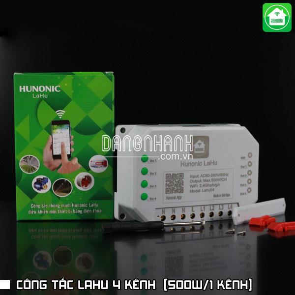 Công tắc Hunonic Lahu 2 kênh (500W/1 kênh)