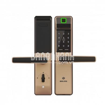KHÓA CỬA VÂN TAY-THẺ-MẬT MÃ BALING NF21 (MÀU VÀNG HỔ PHÁCH)