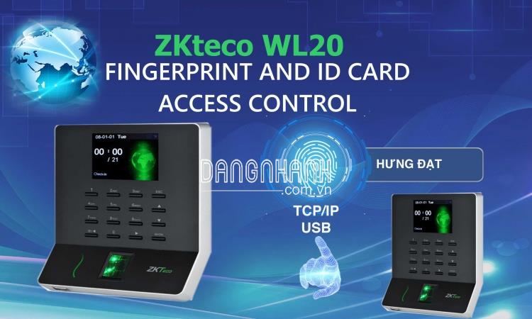 MÁY CHẤM CÔNG VÂN TAY ZKTECO WL20