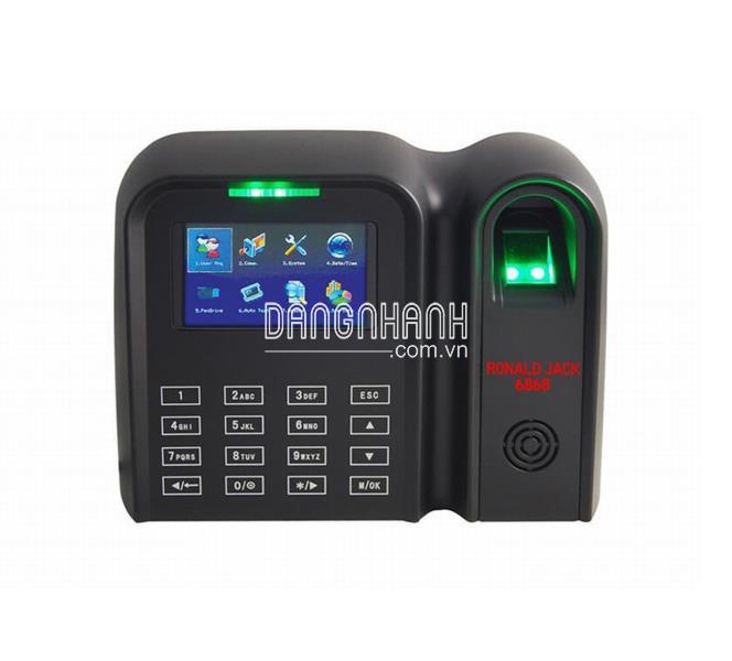 Máy chấm công Vân Tay + Thẻ Cảm Ứng Ronald Jack 6868
