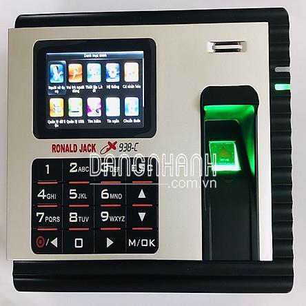 Máy Chấm Công Bằng Vân Tay Ronald Jack X938-C – Hàng Nhập Khẩu