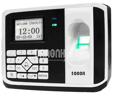 Máy chấm công Kiểm Soát cửa bằng Vân tay + cảm ứng 5000AID