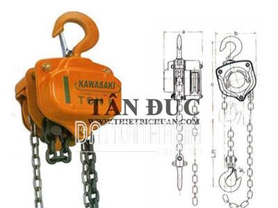 PA LĂNG XÍCH KÉO TAY 20 TẤN KAWASAKI