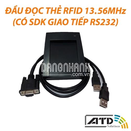 Đầu đọc thẻ RFID 13.56 MHz giao tiếp cổng RS232 có SDK