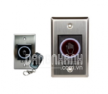 Nút nhấn exit và remote điều khiển cho hệ thống kiểm soát cửa
