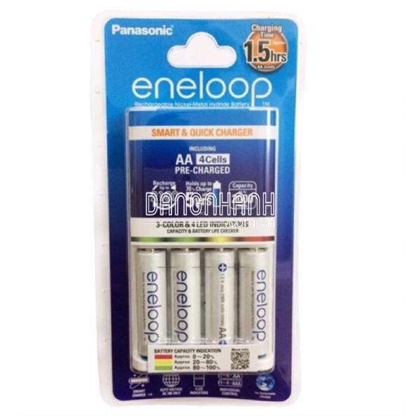 Bộ Pin + Sạc Panasonic AA 2000mAh KJ55 (4V)